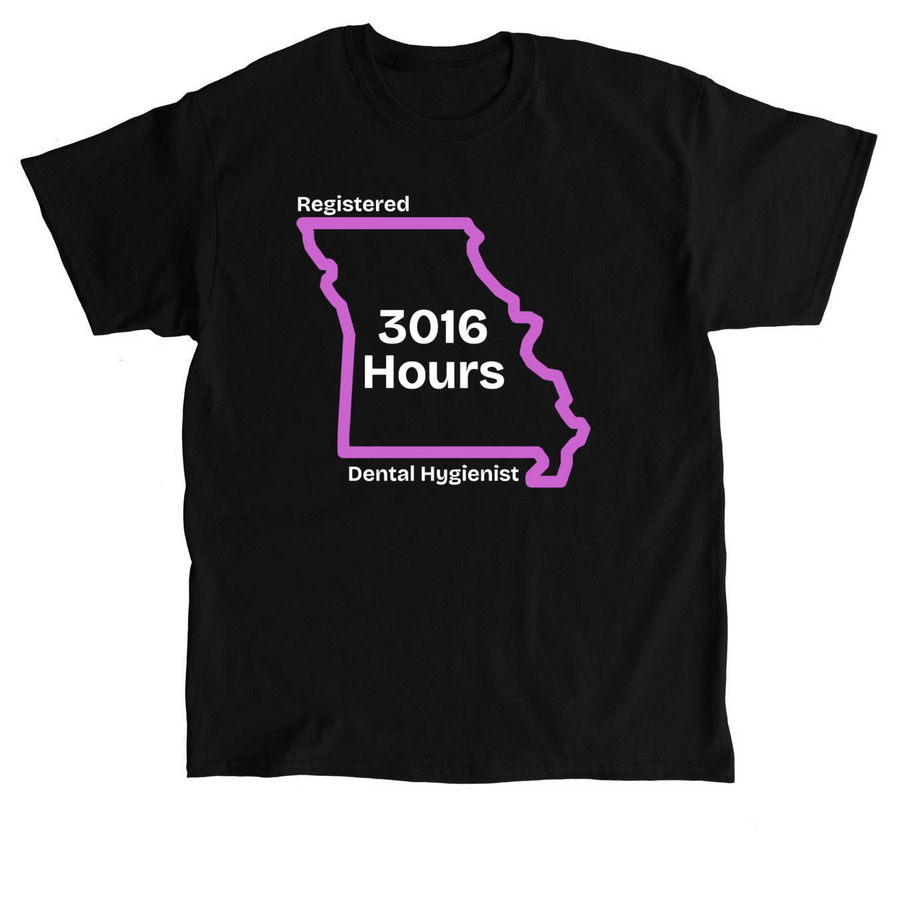 3016 Hours Advocacy Apparel, a Black Classic Unisex Tee