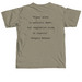Bateson Course Shirt, a Sandstone Comfort Colors Unisex Tee (back-view)