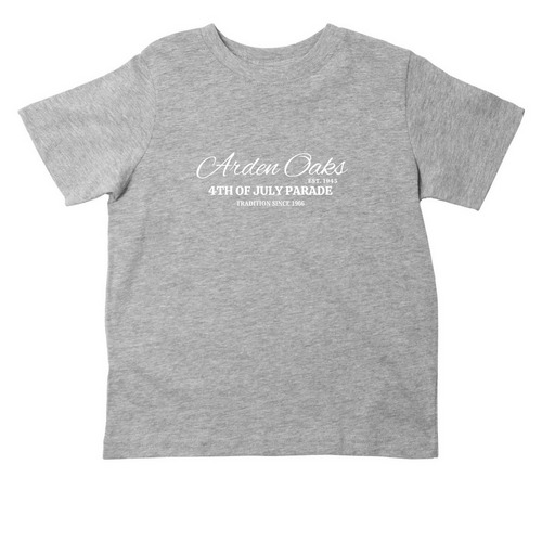 Toddler 4th of July, a Heather Toddler Tee
