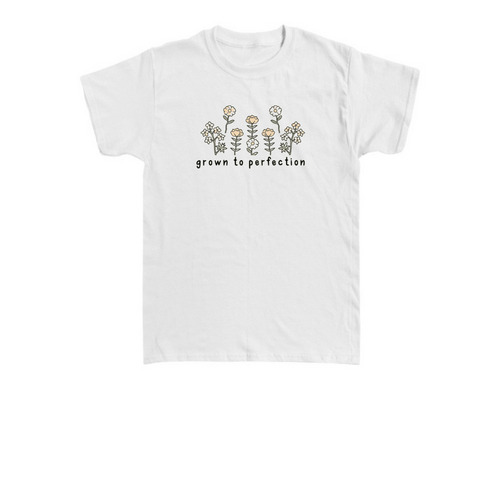 Children's Tee: Grown To Perfection, a White Toddler Tee