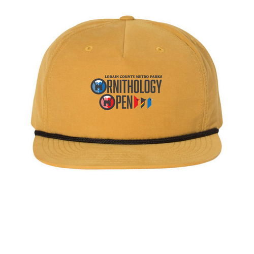 Ornithology Open - Hat, a Biscuit/ Black Printed Umpqua Snapback Cap