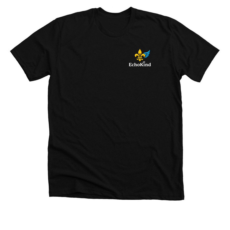 EchoKind - Bright Contrast, a Solid Black Blend Premium Unisex Tee