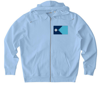 Shirts & Sweatshirts (Small Logo), a Blue Soul Stanley/Stella Unisex Cultivator 2.0 Zip Up Pullover Hoodie