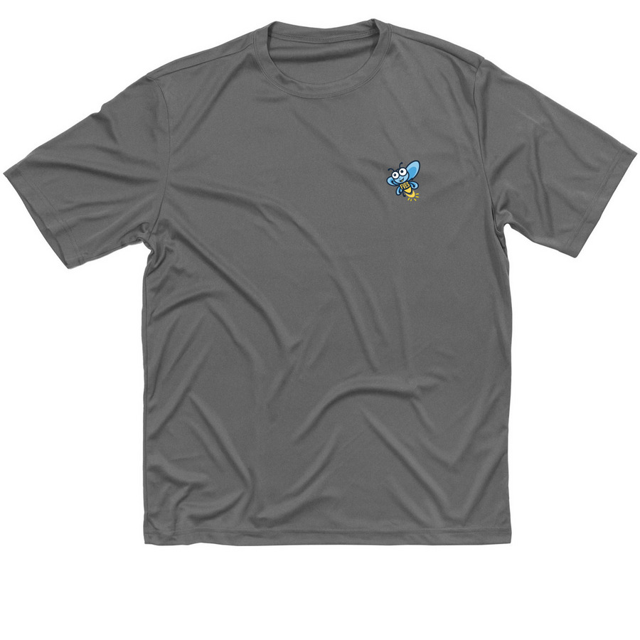 Shine Bright Performance, a Grey Concrete Classic Performance Tee