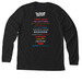 I Survived Hellchella 2024, a Solid Black Blend Premium Long Sleeve Tee (back-view)