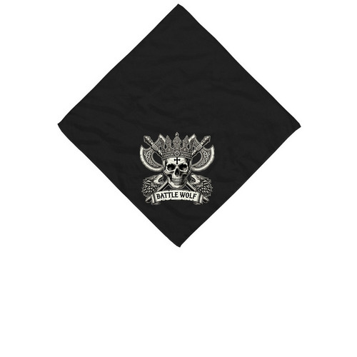 Bandana, a Black Cotton Bandana