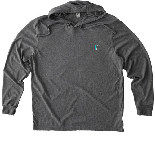 Tracer - Minimal, a Aluminum Grey Allmade Eco Triblend Hoodie Tee