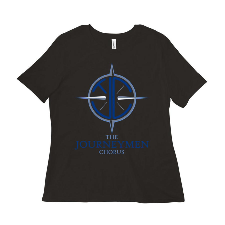 T-Shirts, a Black Women?s Relaxed Cotton Tee