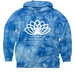 SALTY SERENITY&nbsp;, a Aqua Blue Tie Dye Pullover Hoodie