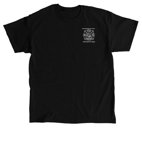 OMFD Supporter Shirt with Seal - Black, a Black Classic Unisex Tee