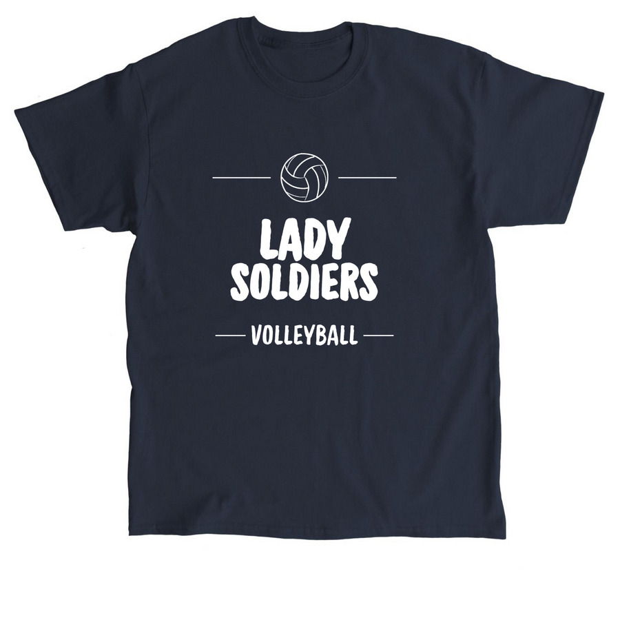 Volleyball Practice Shirt, a Navy Classic Unisex Tee