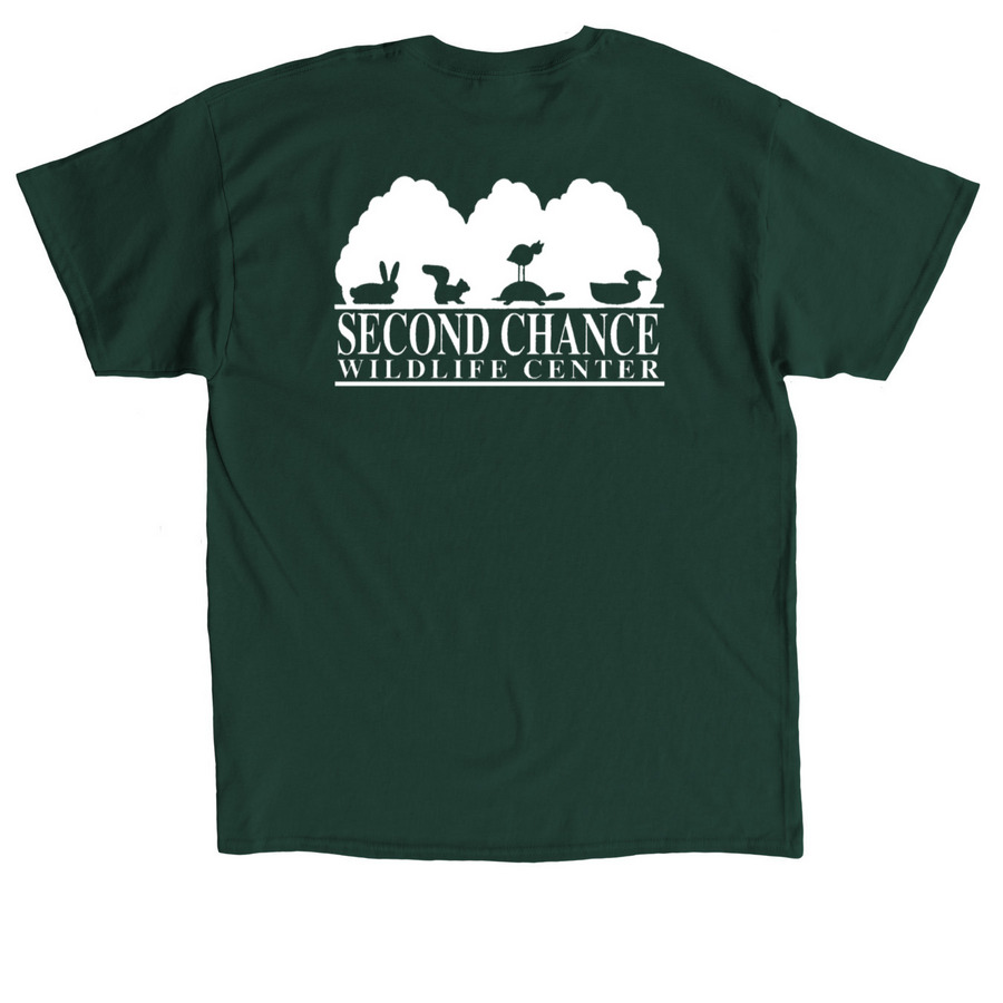 SCWC Clothing (click arrows to see more), a Forest Green Classic Unisex Tee (back-view)