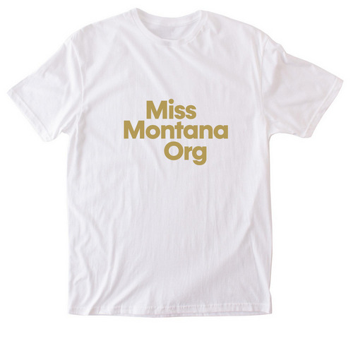 Miss Montana Org, a White Softstyle Cotton Tee