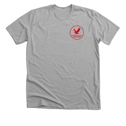 MG 11 RED, a Athletic Heather Premium Unisex Tee