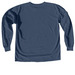 White Cat Reads - Long Sleeve Tee, a Midnight Comfort Colors Long Sleeve Tee (back-view)