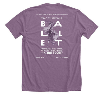 2026 Conference Tee, a Heather Purple Premium Unisex Tee