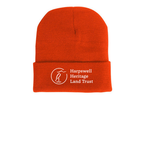 Heron Collection Beanies, a Blaze Orange Printed Cuffed Beanie