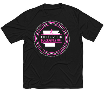 Black Girls RUN! Little Rock, a Black Classic Performance Tee