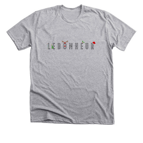 Rudolph Le Bonheur, a Athletic Heather Premium Unisex Tee