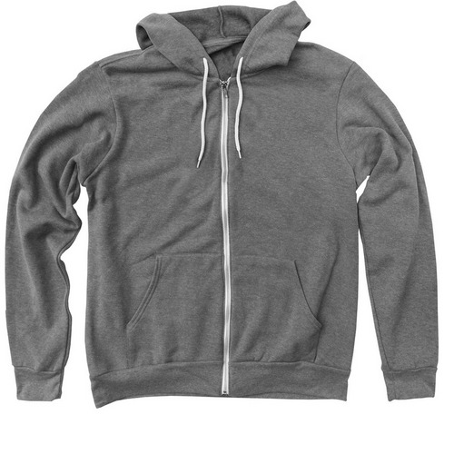 Western MA Furies (zip up hoodie), a Deep Heather Zip Up Hoodie