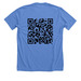We're here for Richmond., a Heather Columbia Blue Premium Unisex Tee (back-view)