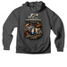 J2GW SPEED SHOP, a Asphalt Premium Heavyweight Pullover Hoodie (back-view)