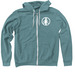 Pine Lake Jacket&nbsp;, a Heather Deep Teal Zip Up Hoodie