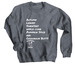 Ay Chihuahua Rescue - Autumn / Fall, a Dark Heather Crewneck Sweatshirt