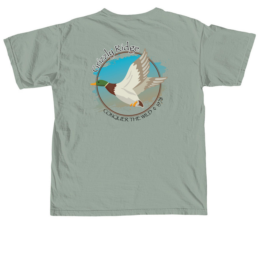 River Glider, a Bay Comfort Colors Unisex Tee (back-view)
