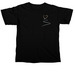 Heart/Mountain, a Black Comfort Colors Unisex Tee