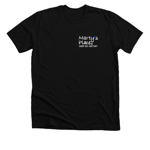 Marty?s Place Senior Dog Sanctuary&nbsp;, a Solid Black Blend Premium Unisex Tee