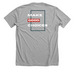 Make Good Choices, a Athletic Heather Premium Unisex Tee (back-view)