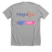 Mission Pinksible: Pink Soles, Bold Goals, a Athletic Heather Premium Unisex Tee (back-view)