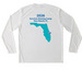 Survivor Rowing Camp 2026 - Activewear, a White Unisex Performance Long Sleeve Tee (back-view)