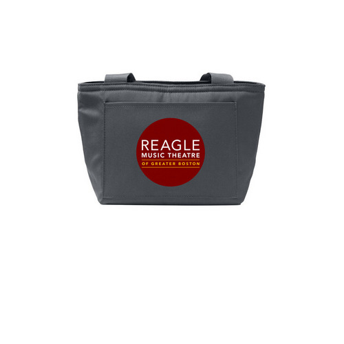Circle Logo Insulated Lunch Tote&nbsp;, a Grey Steel Insulated Lunch Tote