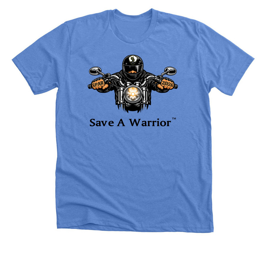 S.P.A.R. 2026, a Heather Columbia Blue Premium Unisex Tee