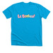 Le Bonheur: bubble&nbsp;, a Neon Blue Premium Unisex Tee
