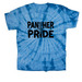 Panther Pride (Black), a Baby Blue Classic Tie Dye Tee