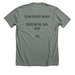 Victory-Breast Cancer Awareness, a Deep Heather Premium Unisex Tee (back-view)