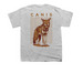 American Red Wolf Conservation, a Sport Grey Youth Unisex Tee (back-view)