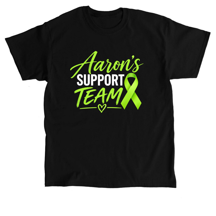 Aaron?s Support Team, a Black Classic Unisex Tee