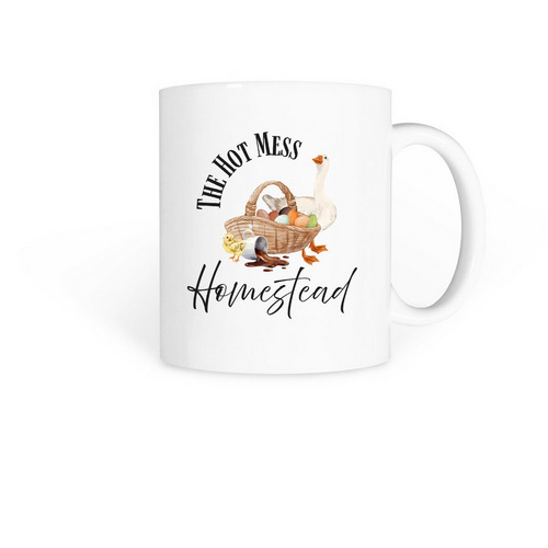 Simplified logo mugs, a White Coffee Mug