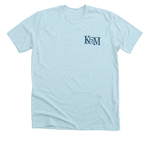 Jesus is the Blueprint, a Heather Ice Blue Premium Unisex Tee