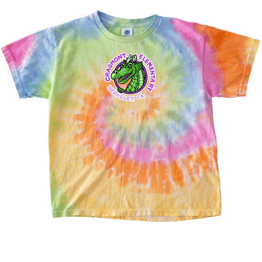 Youth-Sized Cragmont Dragon Gear, a Eternity Youth Tie Dye Tee