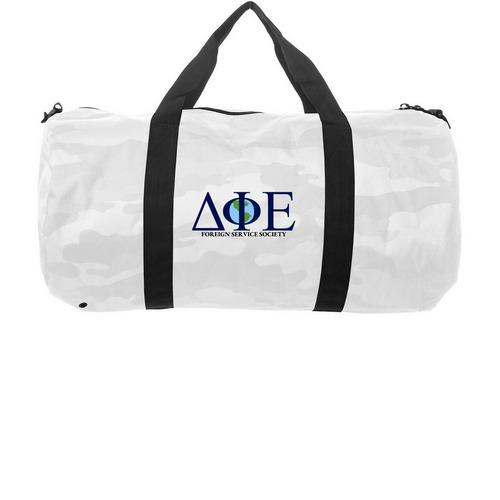 "The Retreat" Bag, a White Camo Day Tripper Duffel Bag
