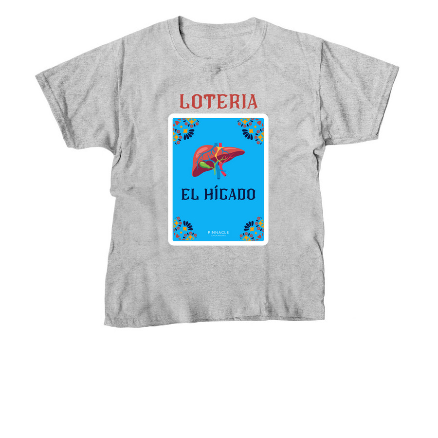 Loteria - El H?gado, a Sport Grey Youth Unisex Tee