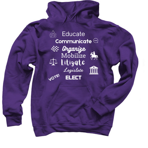 The Seven Steps, a Purple Pullover Hoodie