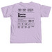 Boni's Dance Mom 'Dance Mama' Apparel, a Orchid Comfort Colors Unisex Tee (back-view)