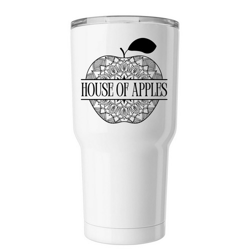 tumbler, a White Insulated Tumbler