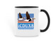 iCDUX8: Coffee mugs, a Black Two-Tone Ceramic Mug